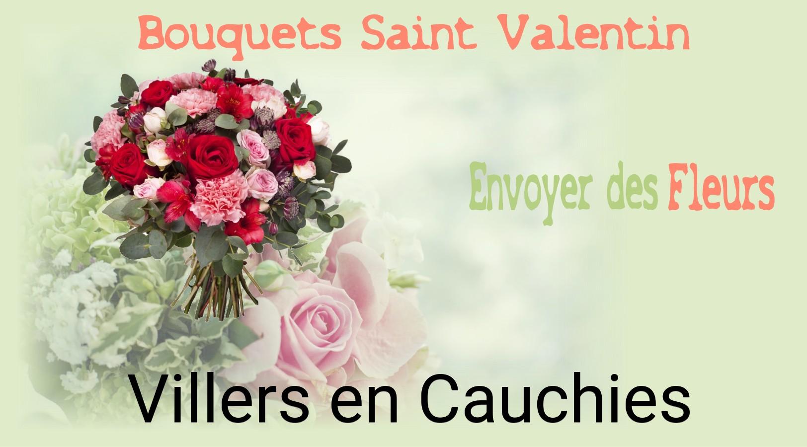 Roses de Saint-Valentin livrées à Villers-en-Cauchies